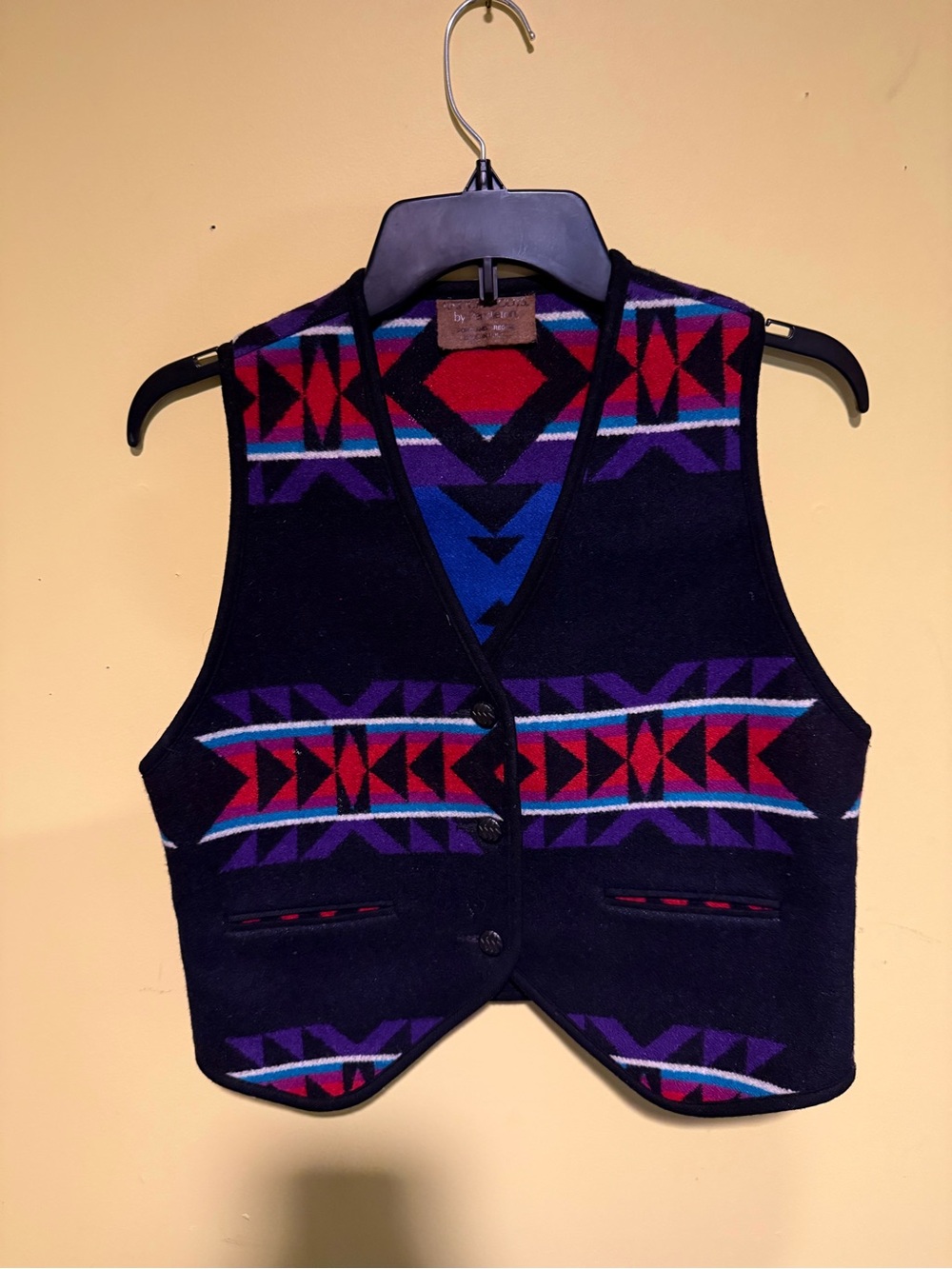 Pendleton Aztec Vest Women’s Small Western VTG USA